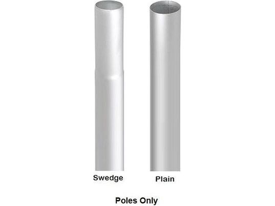 Aluminum Sectional Flagpoles - 1" Diameter
