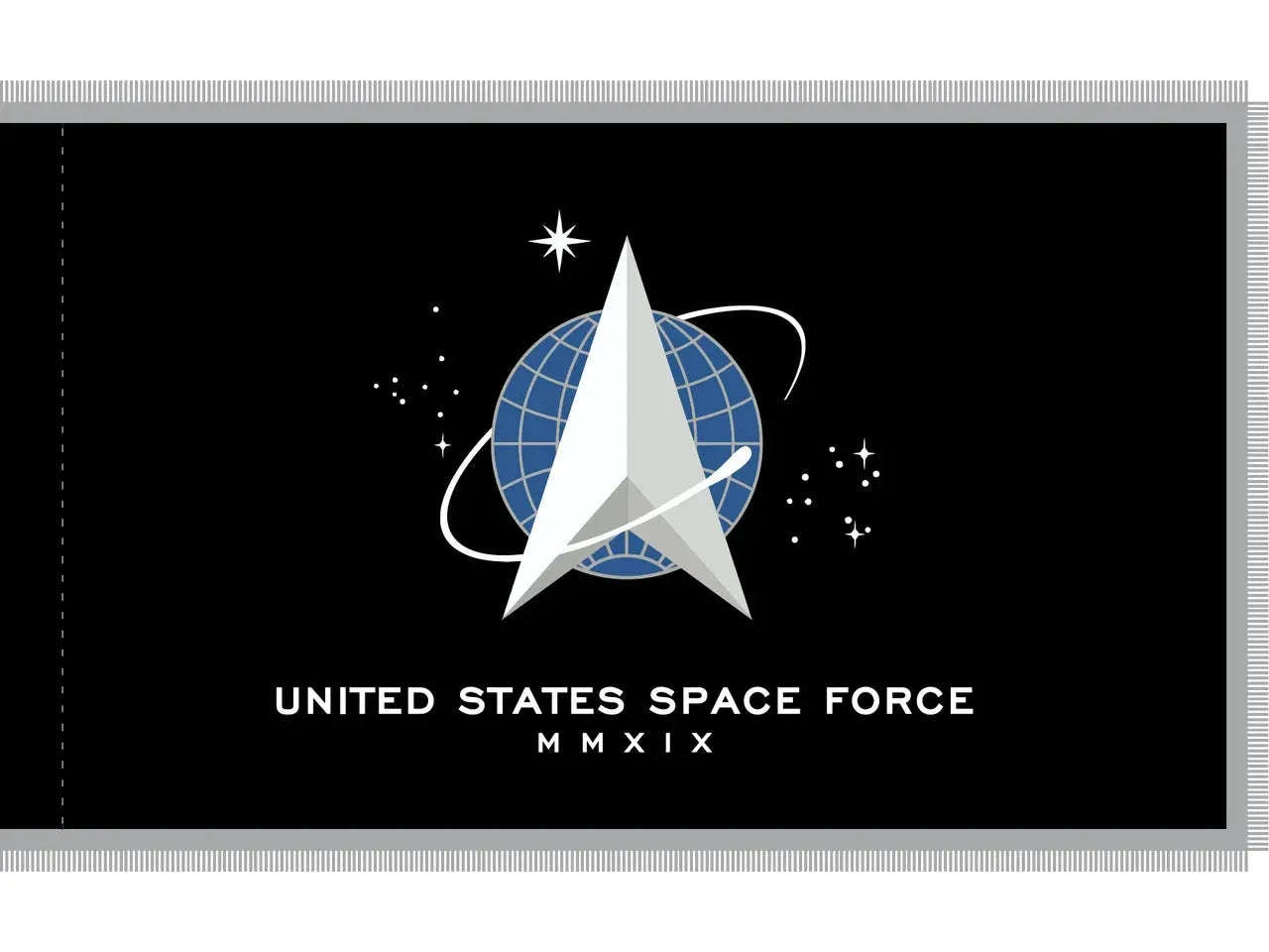 Space Force Flag for Indoor Use