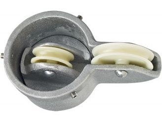 Internal Halyard Stationary Trucks - Cap Style