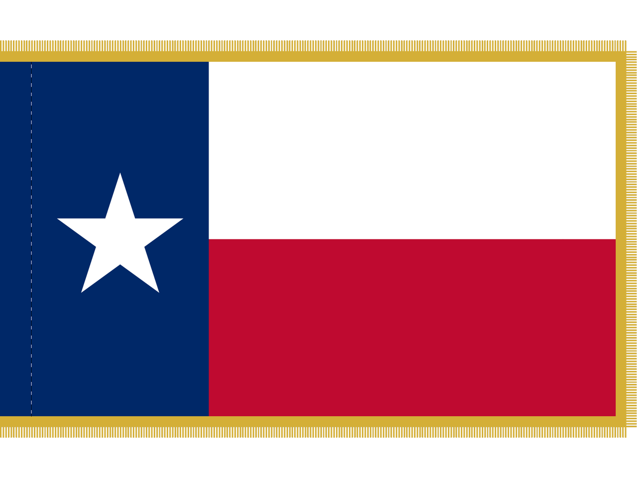 Texas Indoor Presentation Flagpole Set