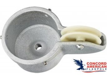 External Halyard Stationary Trucks - Cap Style