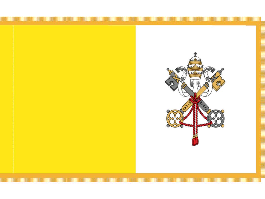Vatican City (Papal) Flag for Indoor Use