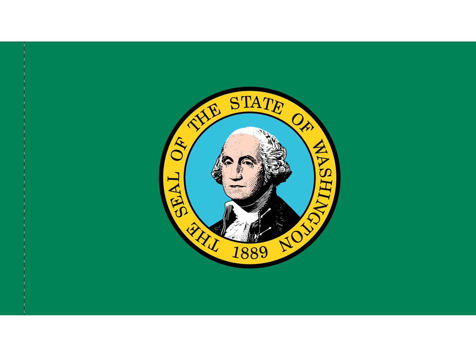 Washington Flag for Indoor Use