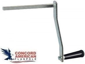 Internal Halyard Cable-Based Flagpole Winches