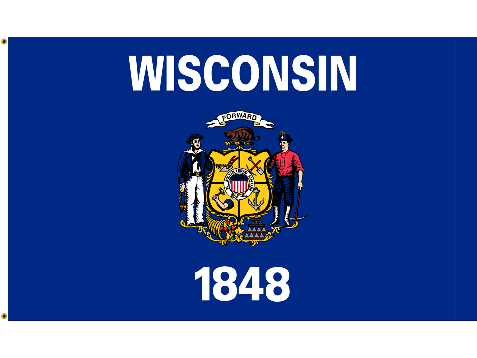 Wisconsin Flag for Outdoor Use