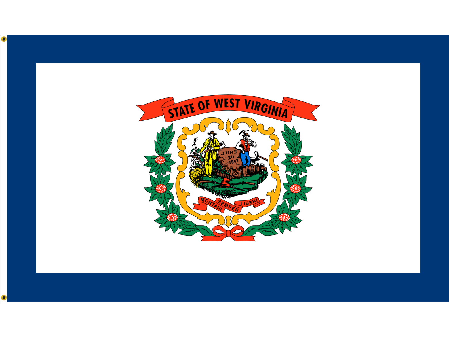 West Virginia Flag for Outdoor Use