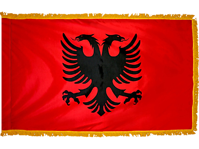 Albania Flag for Indoor Use