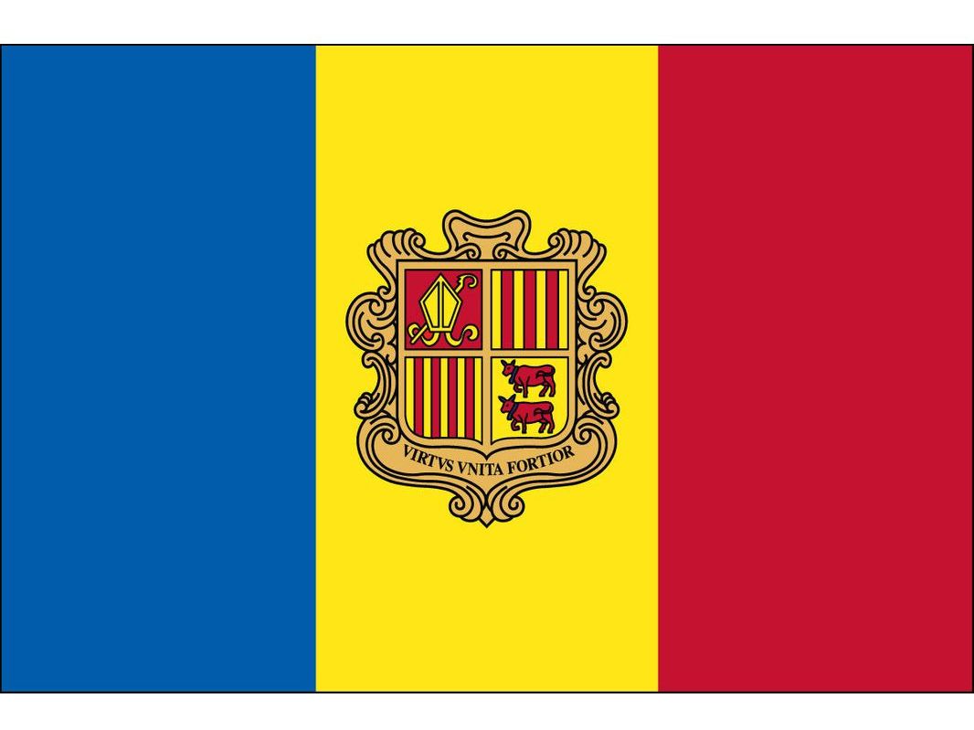 Andorra w/ Seal Flag for Outdoor Use