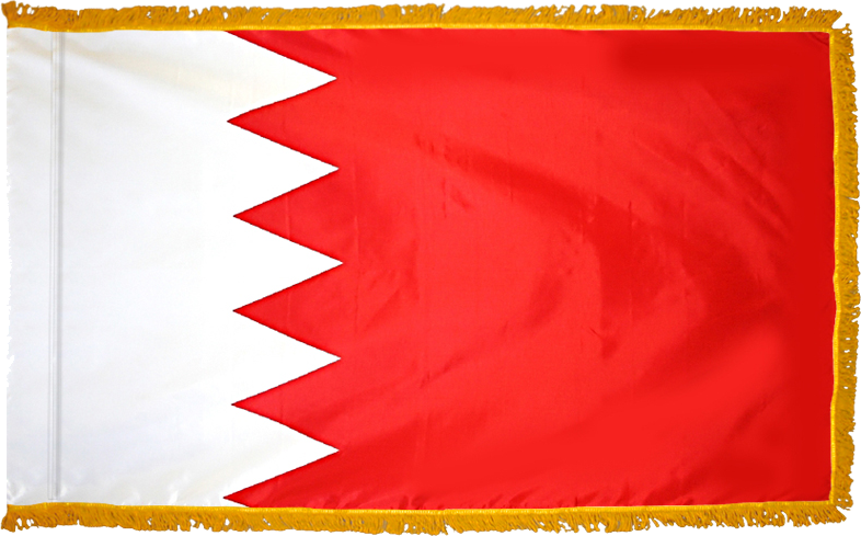 Bahrain Flag for Indoor Use