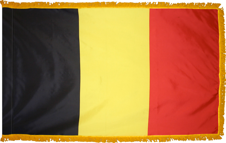 Belgium Flag for Indoor Use