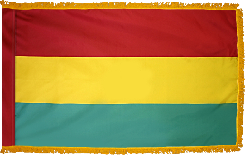 Bolivia (No Seal) Flag for Indoor Use