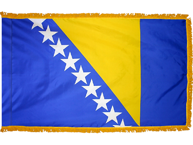 Bosnia and Herzegovina Indoor Presentation Set - Oak Pole