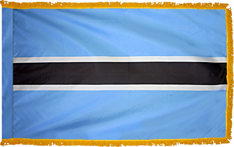 Botswana Flag for Indoor Use