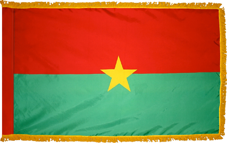 Burkina Faso Flag for Indoor Use
