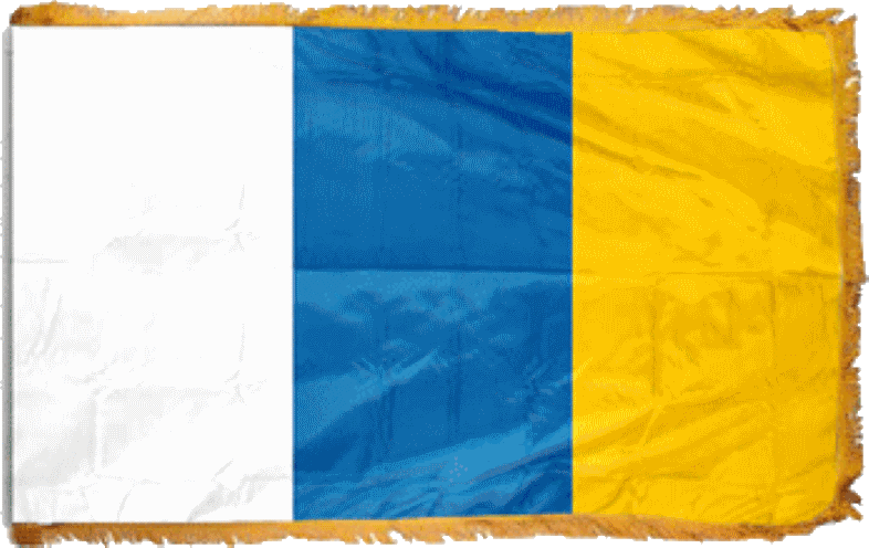 Canary Islands Flag for Indoor Use