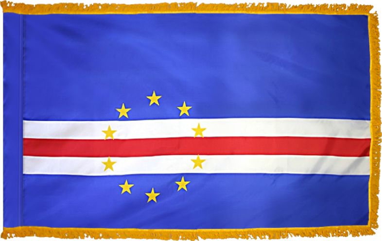 Cape Verde Flag for Indoor Use