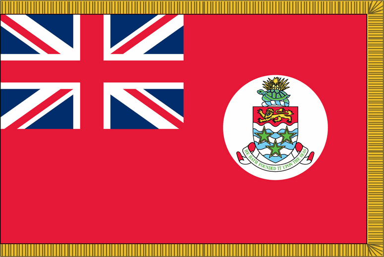 Cayman Islands Red Flag for Indoor Use