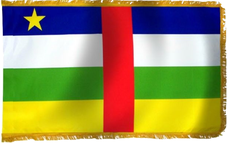 Central African Republic Flag for Indoor Use