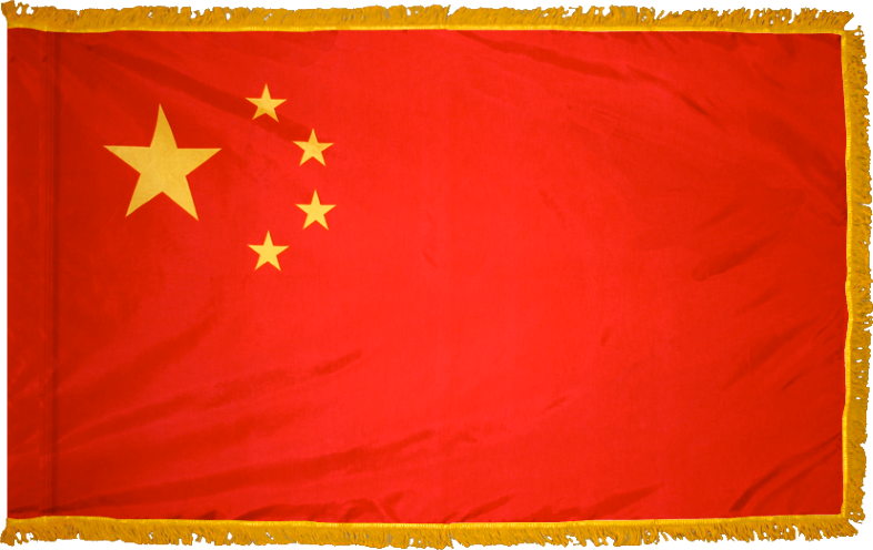China Flag for Indoor Use