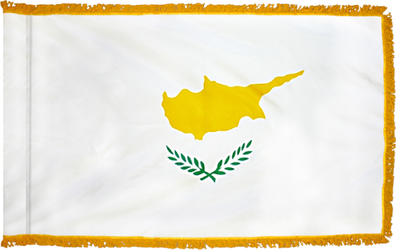 Cyprus Flag for Indoor Use