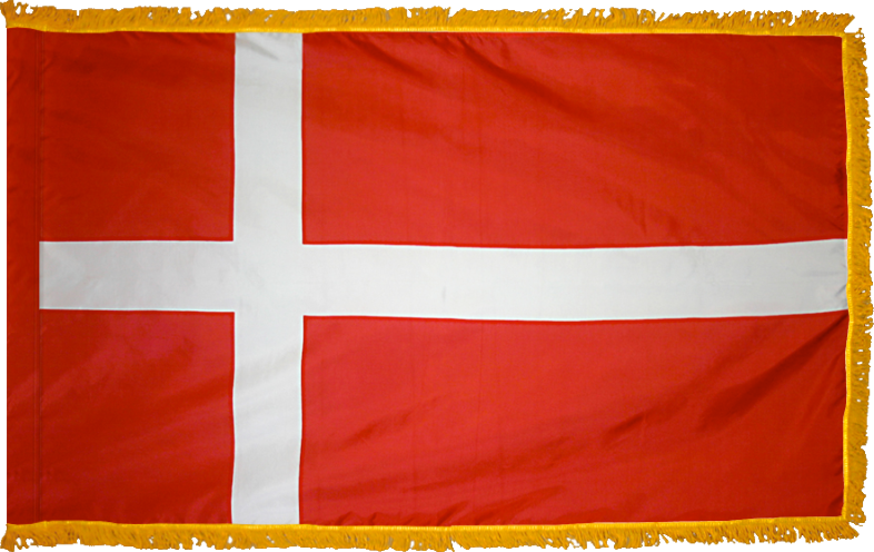 Denmark Flag for Indoor Use