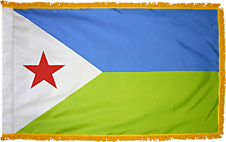 Djibouti Flag for Indoor Use