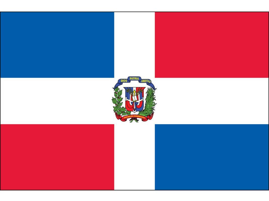 Dominican Republic Flag for Outdoor Use