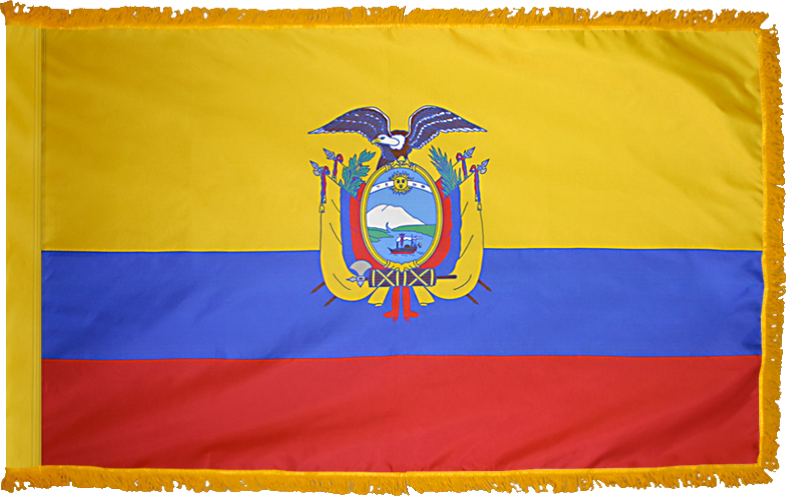 Ecuador Flag for Indoor Use