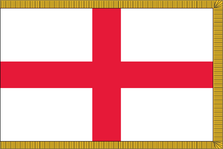England Flag for Indoor Use