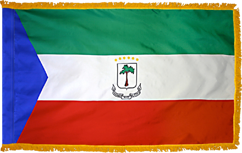 Equatorial Guinea Flag for Indoor Use