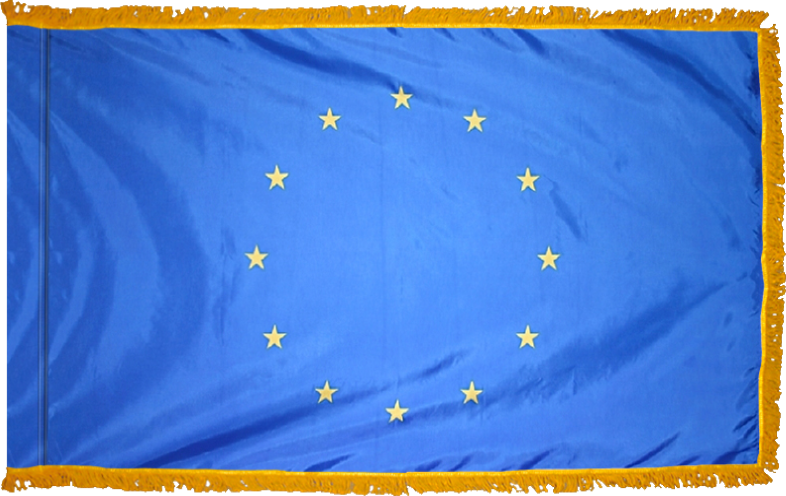 Europe Flag for Indoor Use