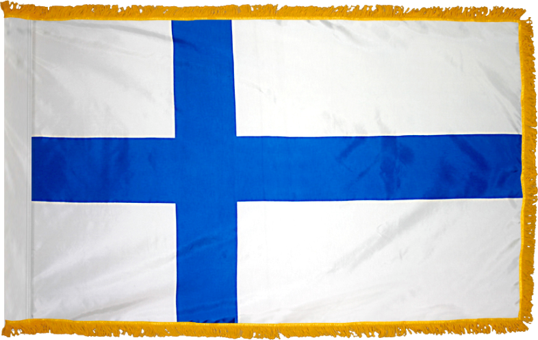 Finland Flag for Indoor Use