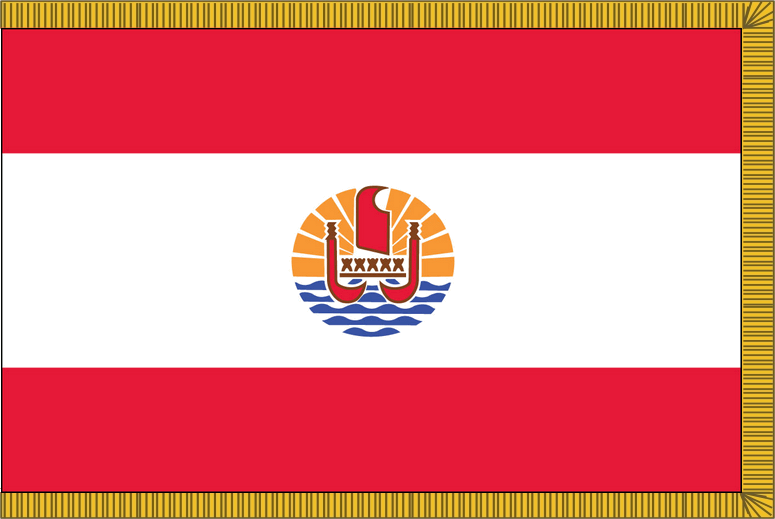 French Polynesia Flag for Indoor Use