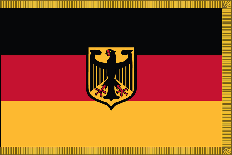 Germany (with Eagle) Flag for Indoor Use