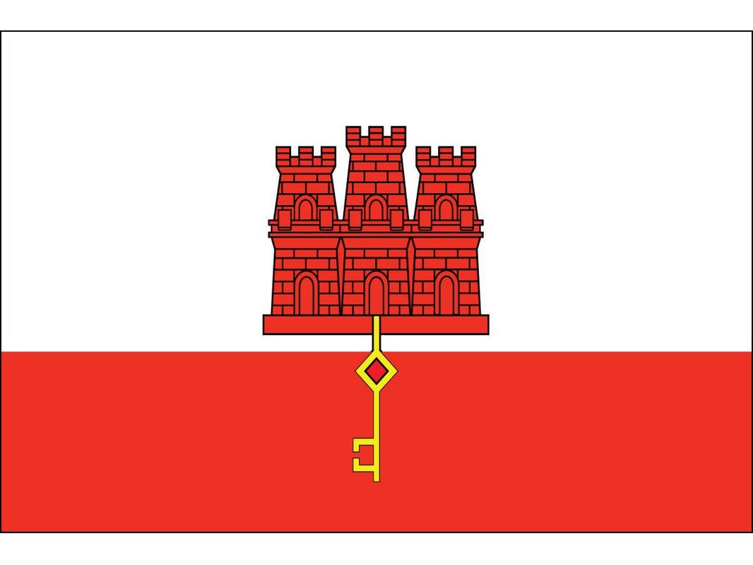 Gibraltar Flag for Outdoor Use