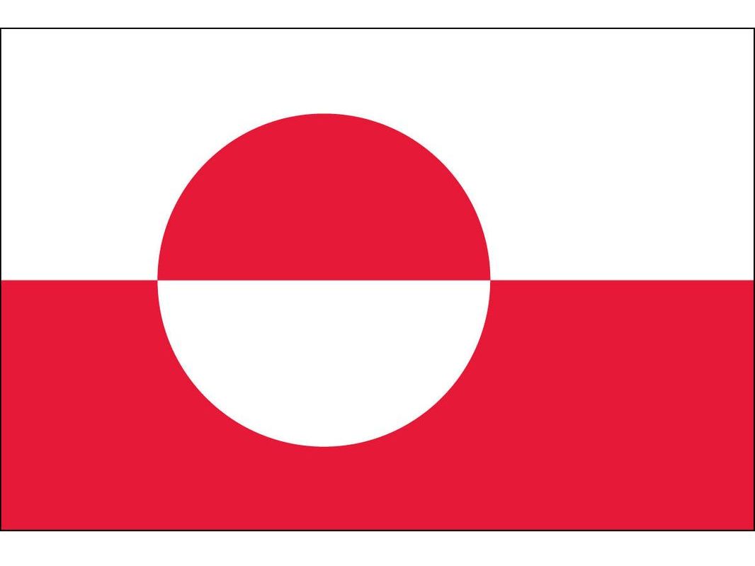 Greenland Flag for Outdoor Use - 3' x 5'