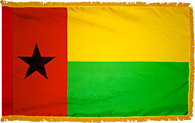 Guinea-Bissau Flag for Indoor Use