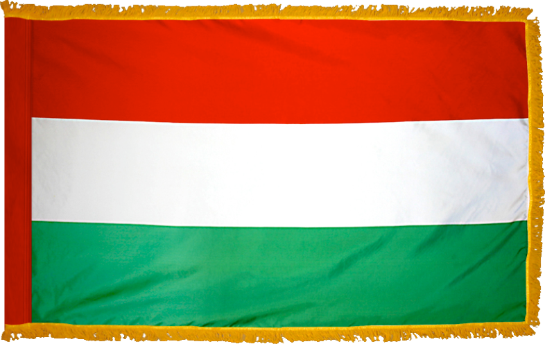 Hungary Flag for Indoor Use