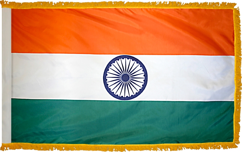 India Flag for Indoor Use