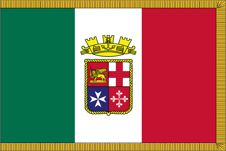 Italian Ensign Flag for Indoor Use