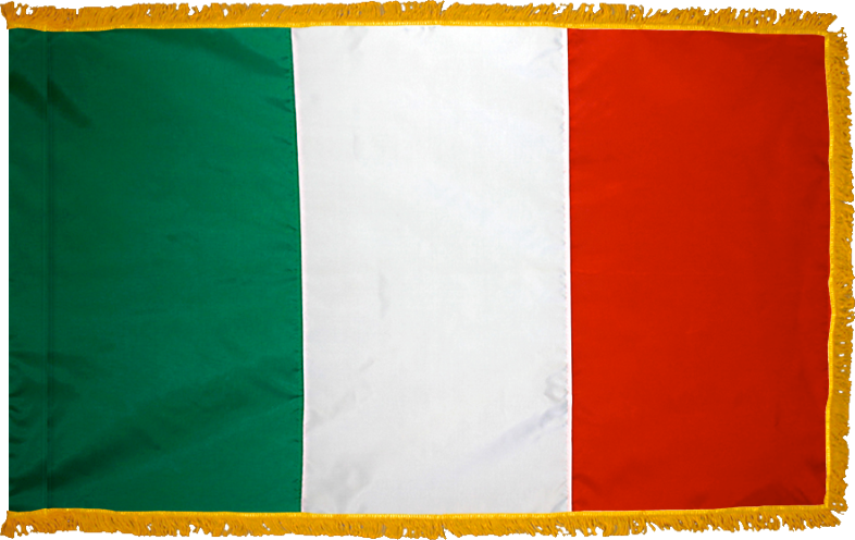 Italy Flag for Indoor Use