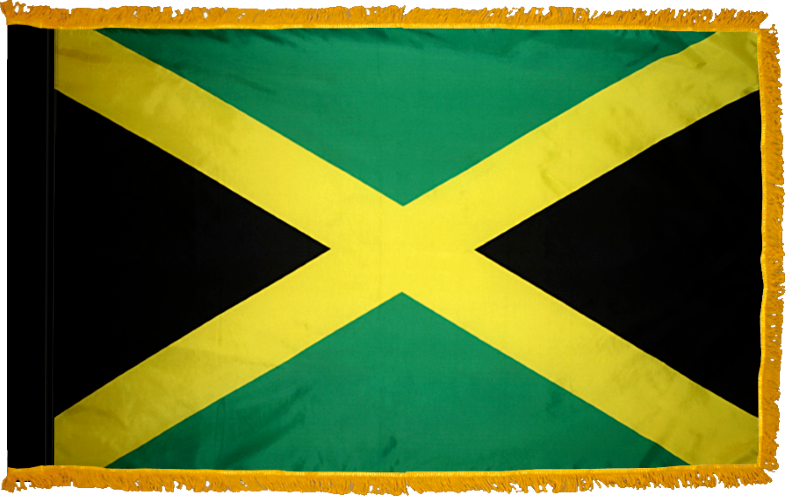 Jamaica Flag for Indoor Use