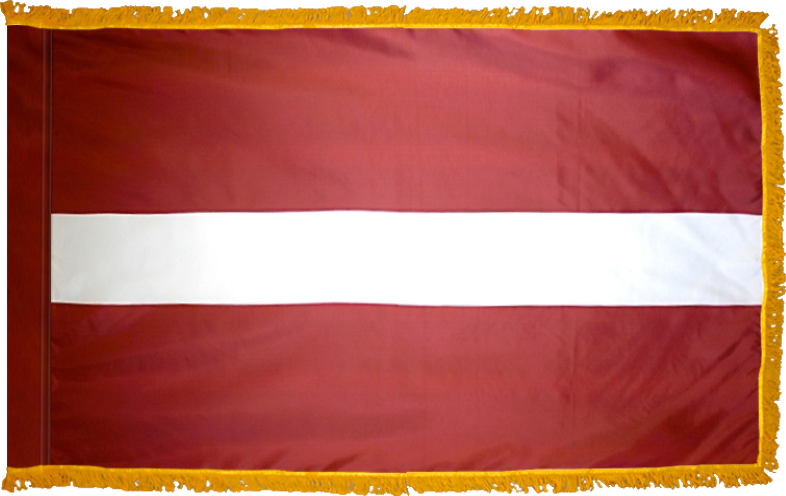 Latvia Flag for Indoor Use