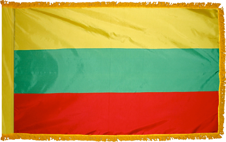 Lithuania Flag for Indoor Use