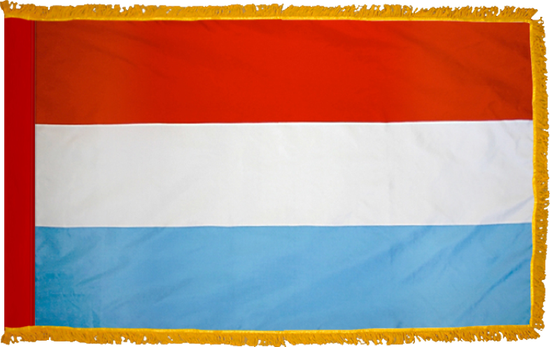 Luxembourg Flag for Indoor Use