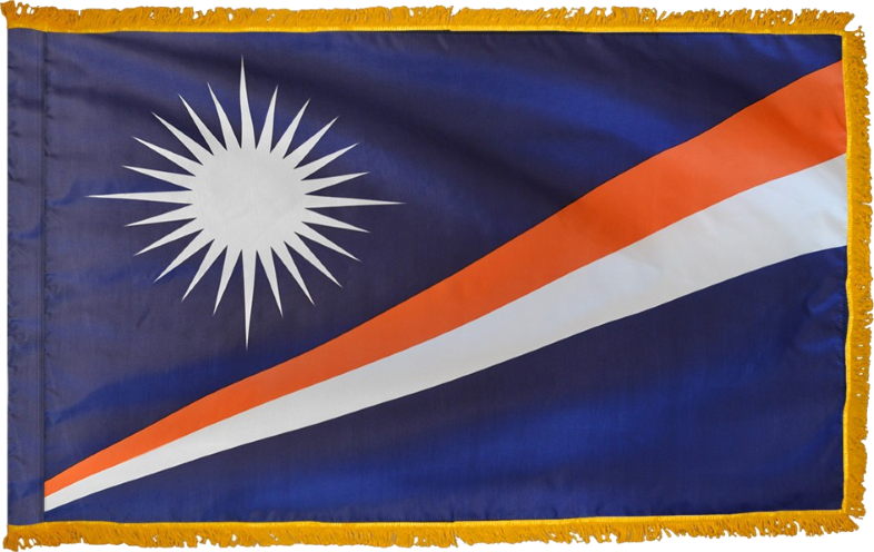 Marshall Islands Flag for Indoor Use
