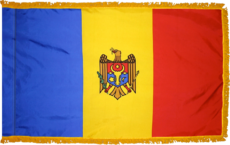 Moldova Flag for Indoor Use