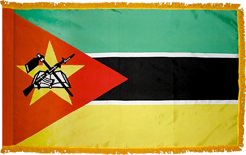 Mozambique Flag for Indoor Use