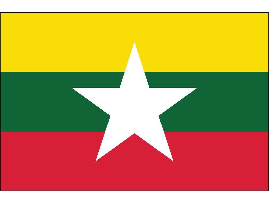 Myanmar Flag for Outdoor Use