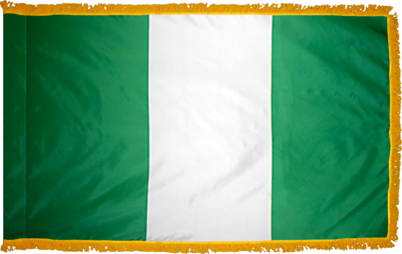 Nigeria Flag for Indoor Use